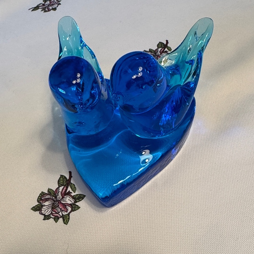 Vintage Leo Ward blue bird of happiness